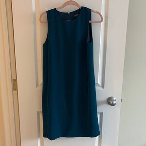 Vince Teal Sleeveless Mini Dress